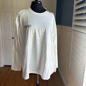 NWT Zara Dude with a sign Tee